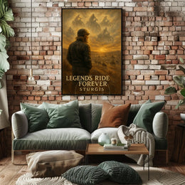 Timeless Brotherhood Motorcycle Adventure Cultural or Heritage Poster