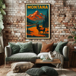 Montana Wilderness Poster