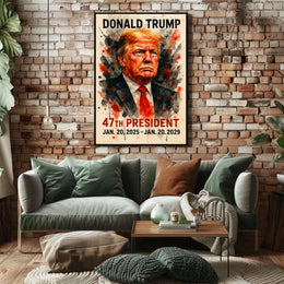 Donald Trump The Bold Visionary Poster