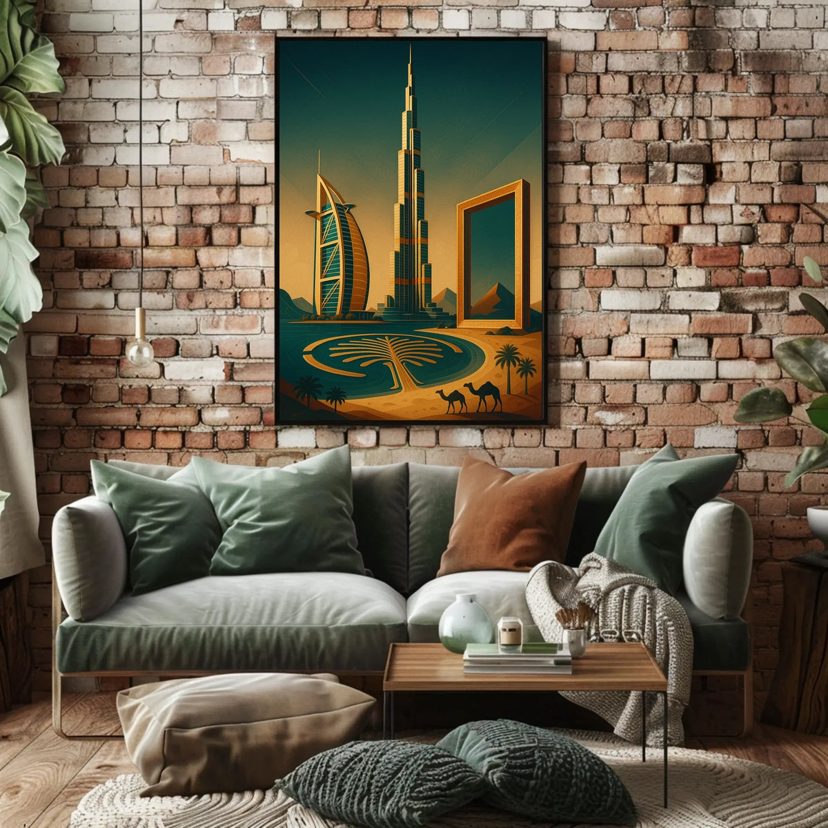 Iconic Landmarks Of Dubai Poster