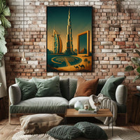 Iconic Landmarks Of Dubai Poster
