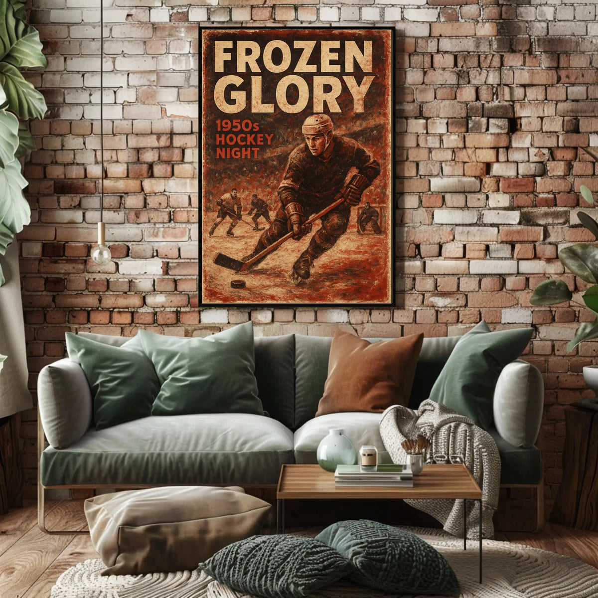 Frozen Glory Icy Landscape Photography Realism Poster