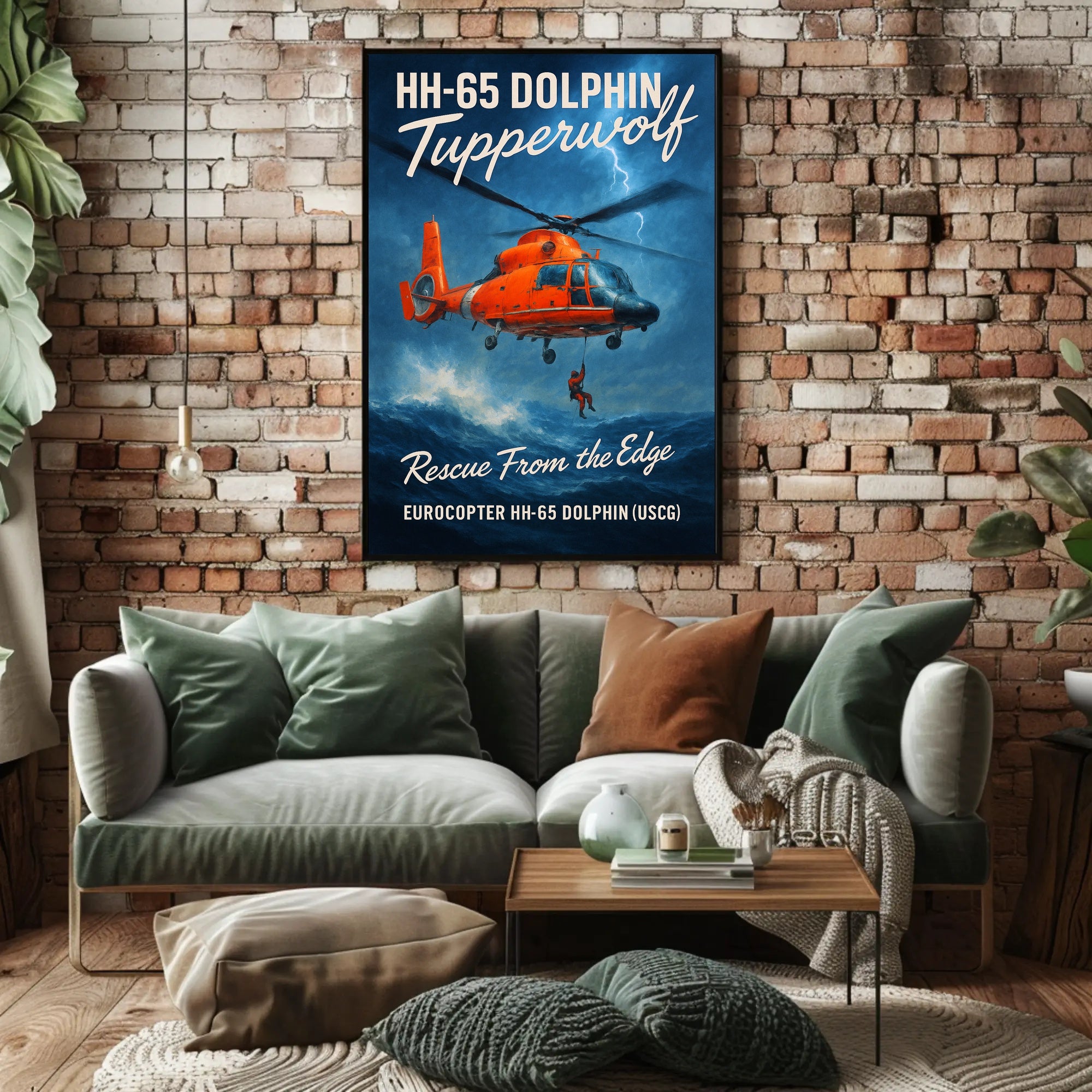 HH-65 Dolphin Rescue Poster PosterGoat