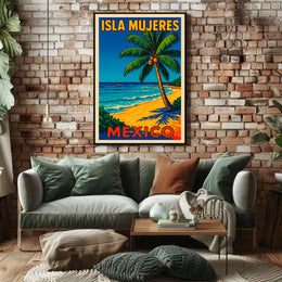 Isla Mujeres Travel Poster