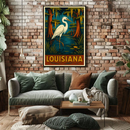 Louisiana Wildlife Poster