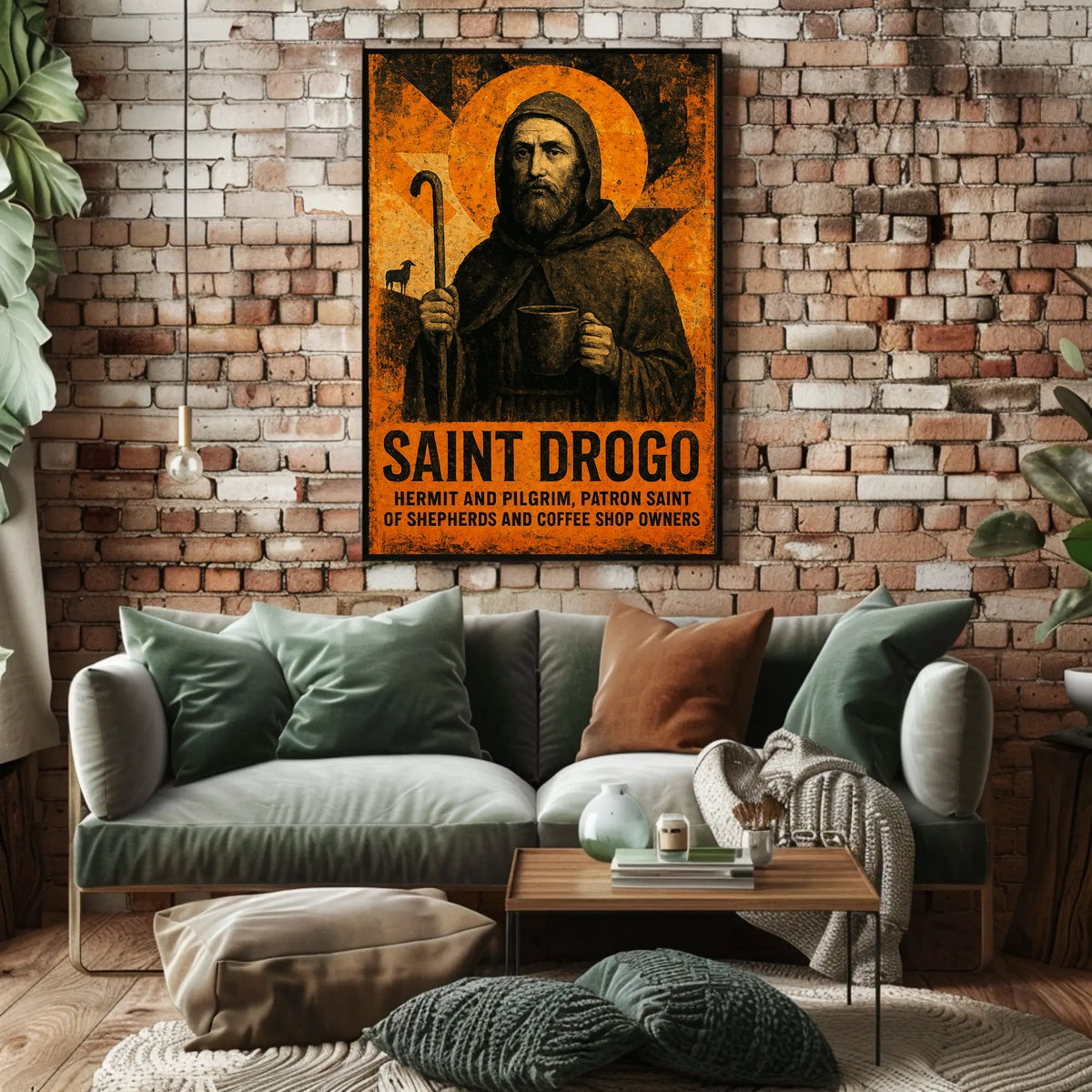 Saint Drogo Patron Saint Poster