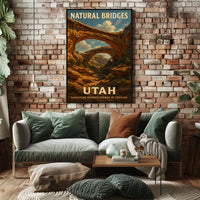Natural Bridges Of Utah Poster