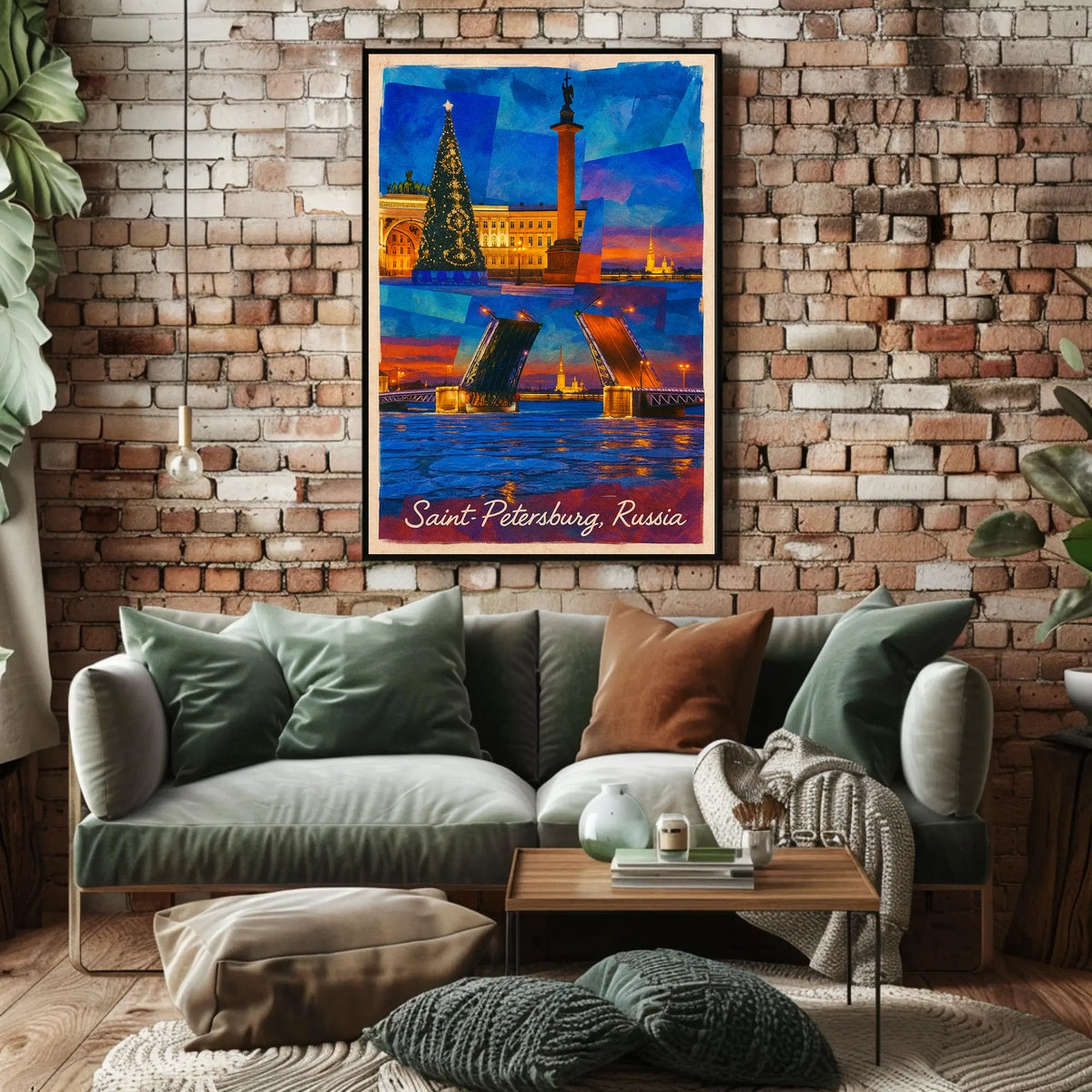 Saint Petersburg Russia Historic Cityscape Timeless Art Collectors Heritage Iconic Poster