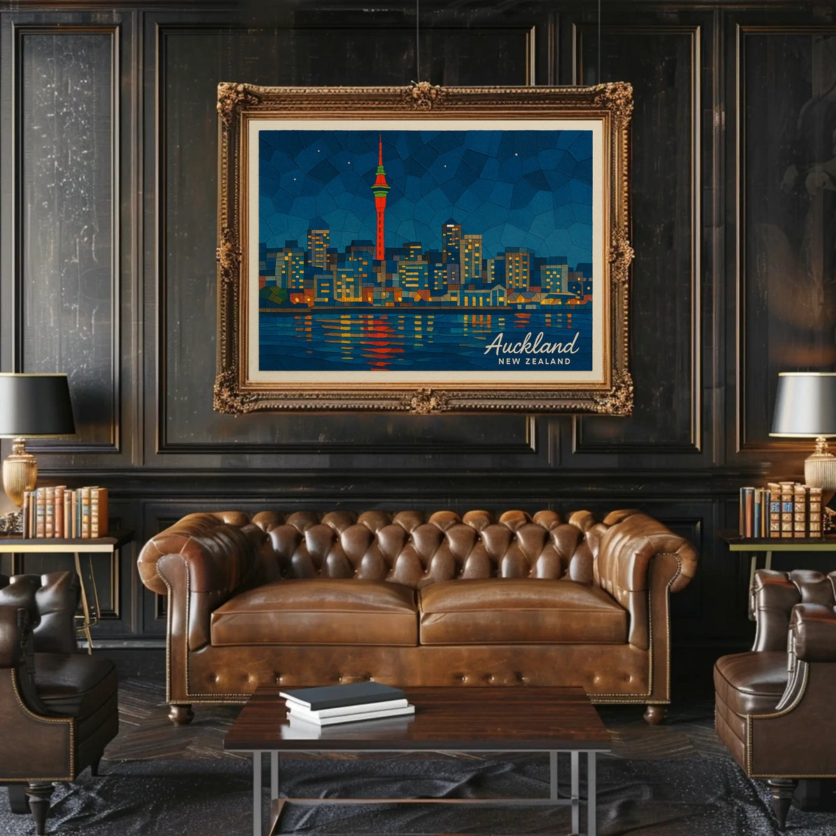 Auckland Skyline Poster