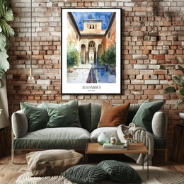Alhambra Granada Poster