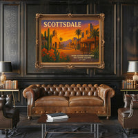 Scottsdale Southwestern Charms Travel Poster