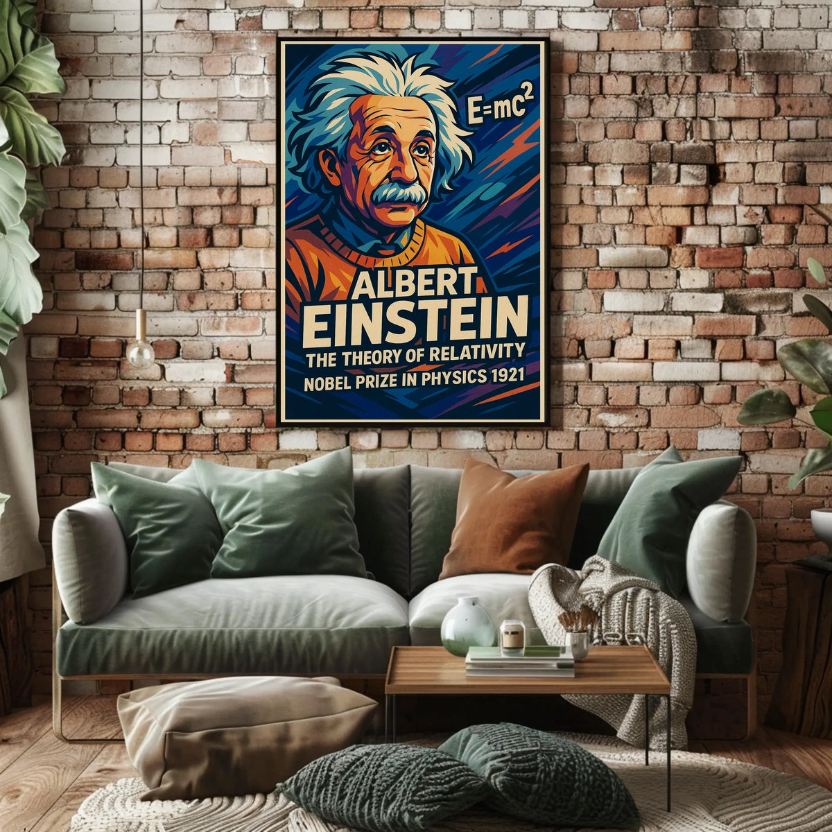Albert Einstein The Theory Of Poster