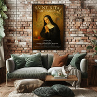 Saint Rita of Cascia Poster PosterGoat