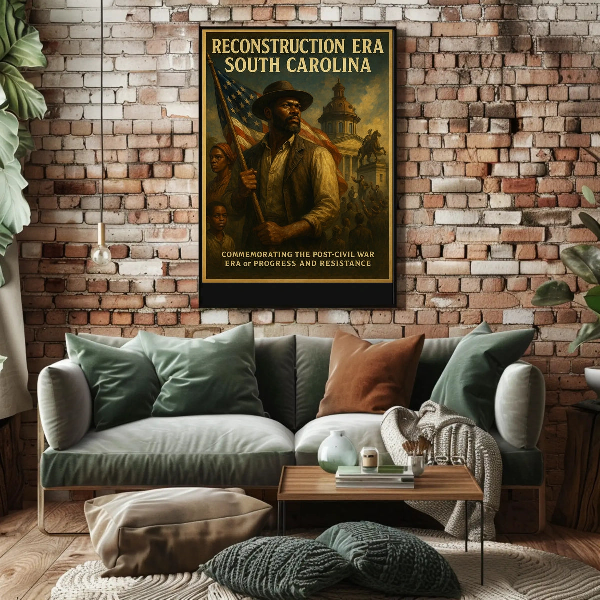 Reconstruction Era South Carolina Poster