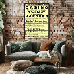 Vaudeville Escape Artist Hardeen Early 20th-Century Heritage Poster