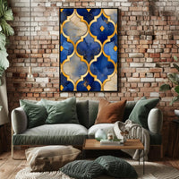 Ornate Geometric Luxury Wall Art Poster - Cultural Heritage