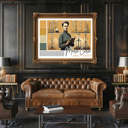 Marie Curie: Pioneer of Radioactivity Poster