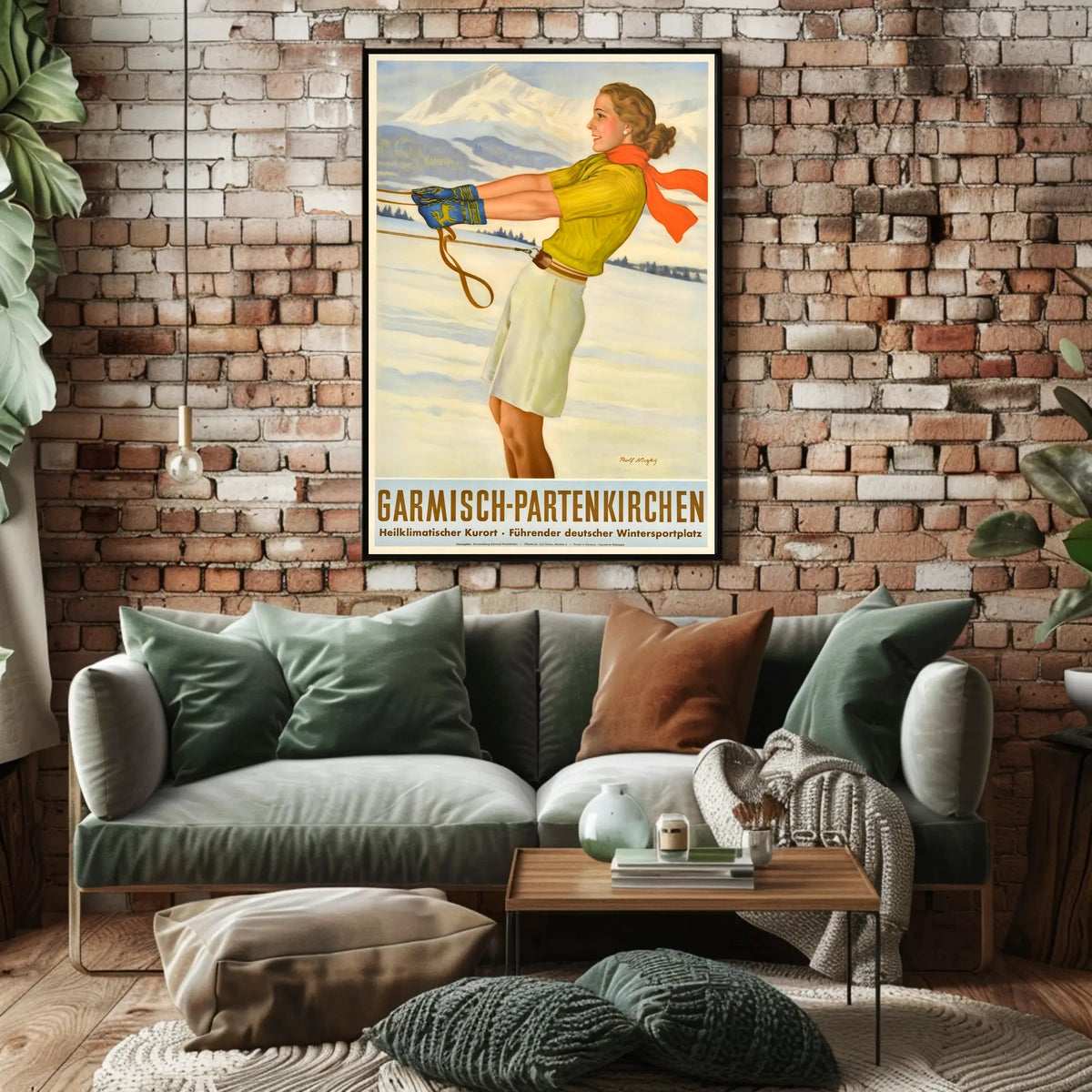 Garmisch-Partenkirchen Winter Sports Poster