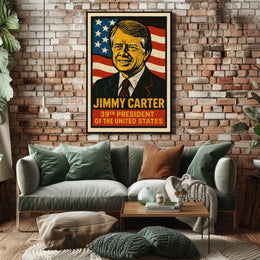 Jimmy Carter 39th President Poster
