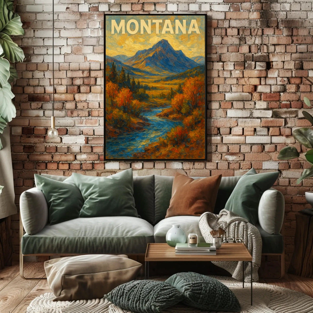 Montana Landscape Poster