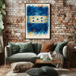 Abstract Stars and Stripes Poster