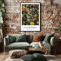 Whimsical Koala Art Poster with Nature-Inspired Design