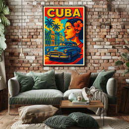 Vibrant Cuba Poster