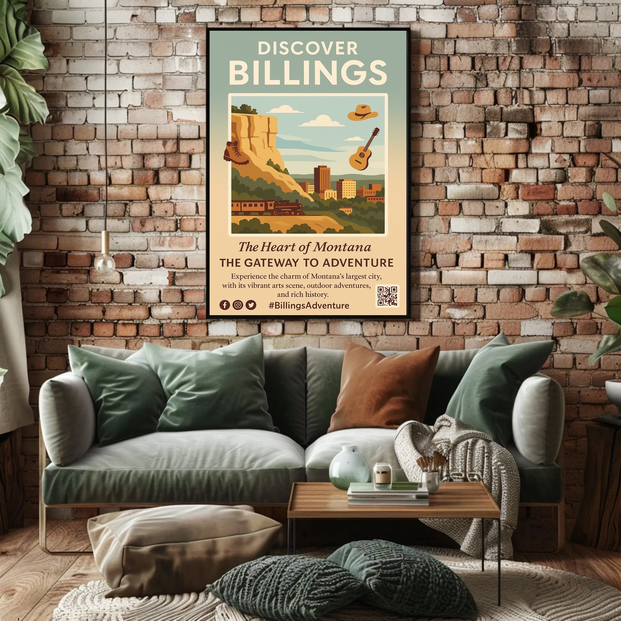 Discover Billings Poster PosterGoat