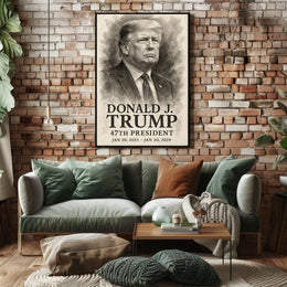 Donald J. Trump 47th President Poster
