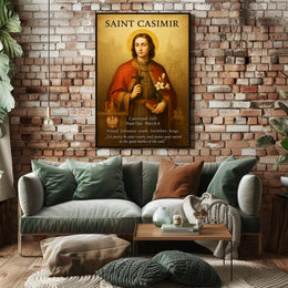 Saint Casimir Poster PosterGoat