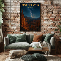 Bryce Canyon Under The Stars Poster