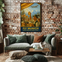 Fly Munich Where Tradition Takes Flight Poster