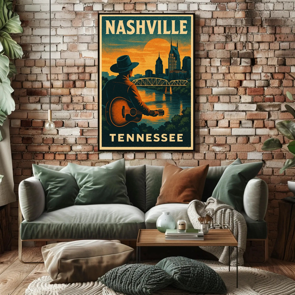 Nashville Skyline Poster