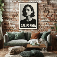 California Portrait Poster