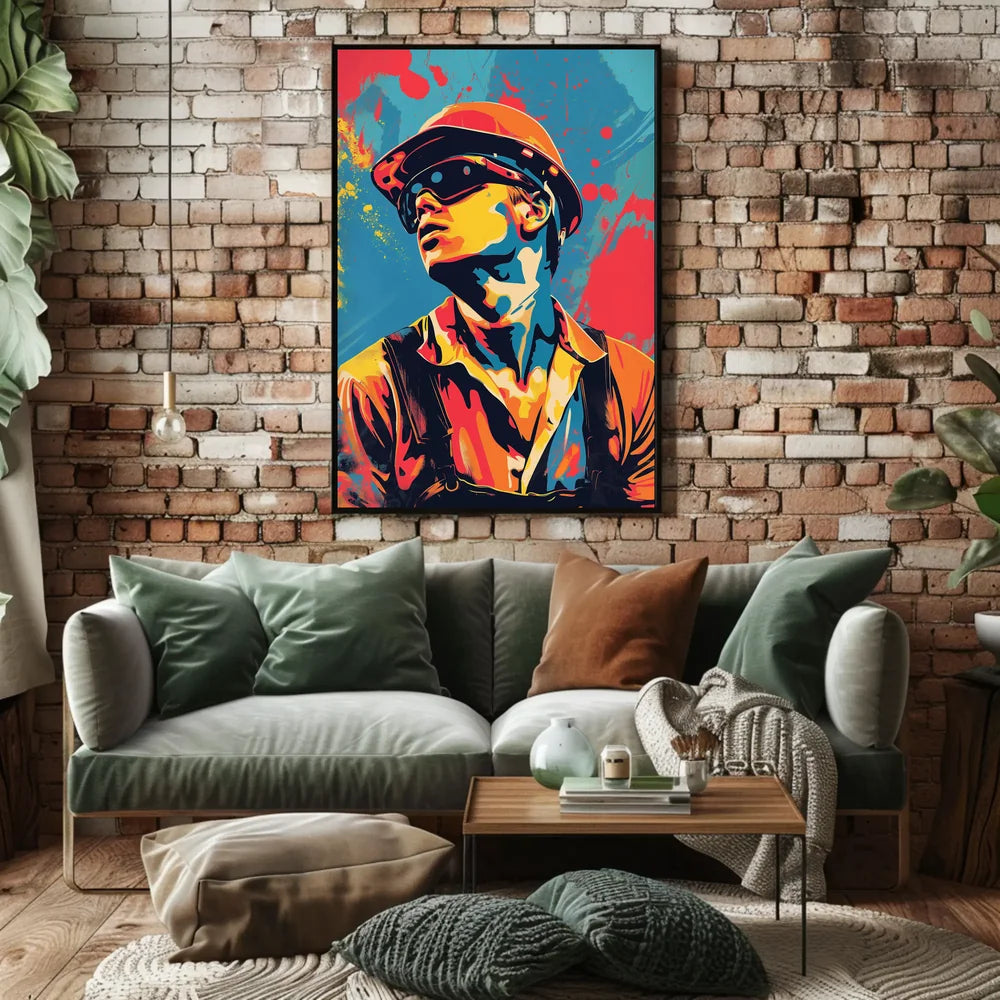 Abstract Modern Art Interpretation Poster