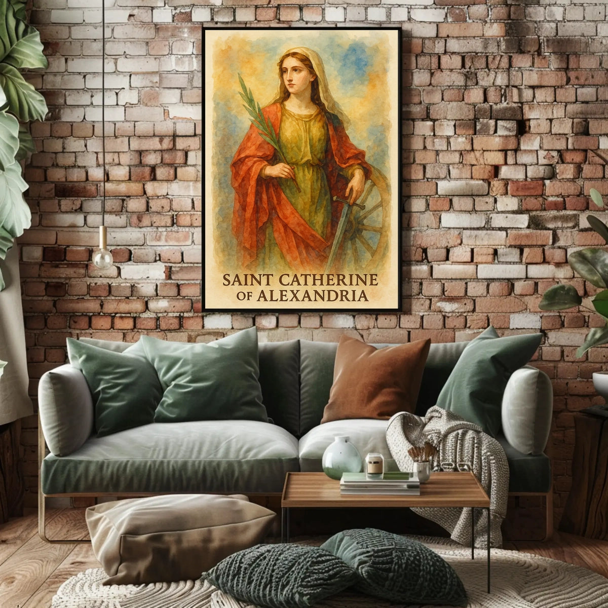 Saint Catherine of Alexandria Poster