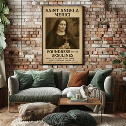 Saint Angela Merici Foundress Of The Poster
