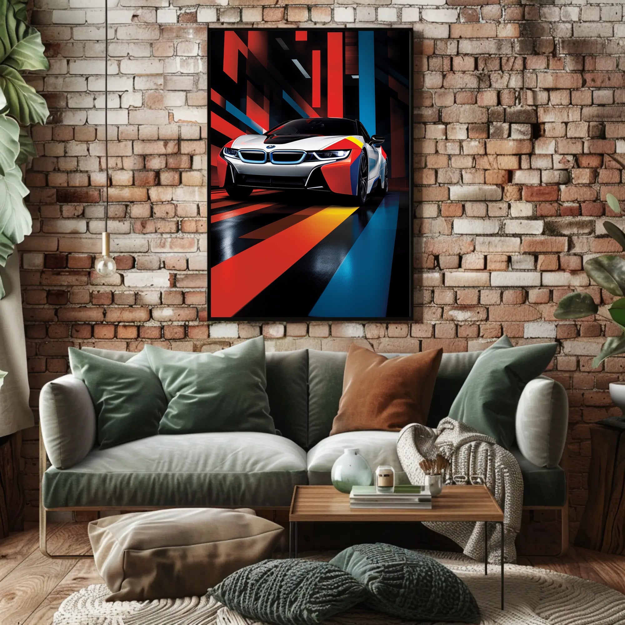 Dynamic Speed A Futuristic Drive Poster