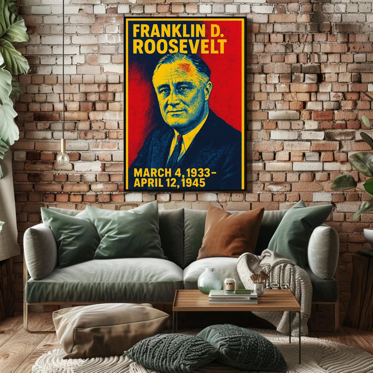 Franklin D. Roosevelt Presidential Poster