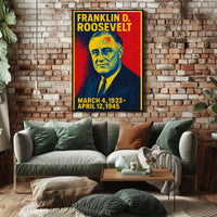 Franklin D. Roosevelt Presidential Poster