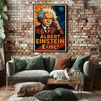 Albert Einstein EMc² Poster