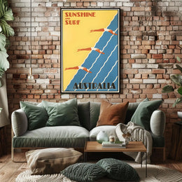 Sunshine And Surf Australia Poster