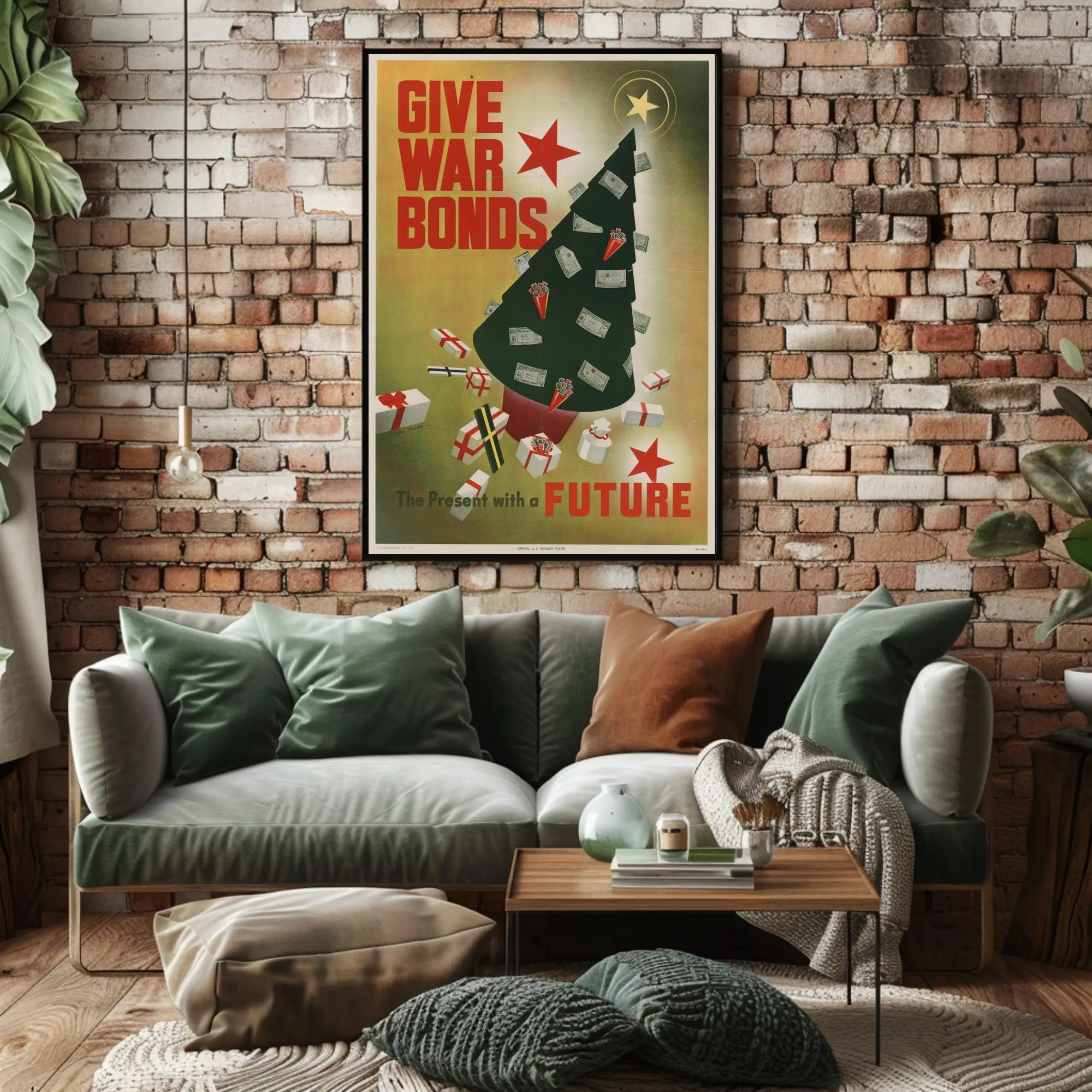 War Bonds Holiday Promotion Poster PosterGoat