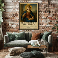 St. Catherine of Alexandria Iconography Heritage Poster