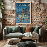 Winter in Toronto Poster