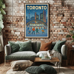 Winter in Toronto Poster