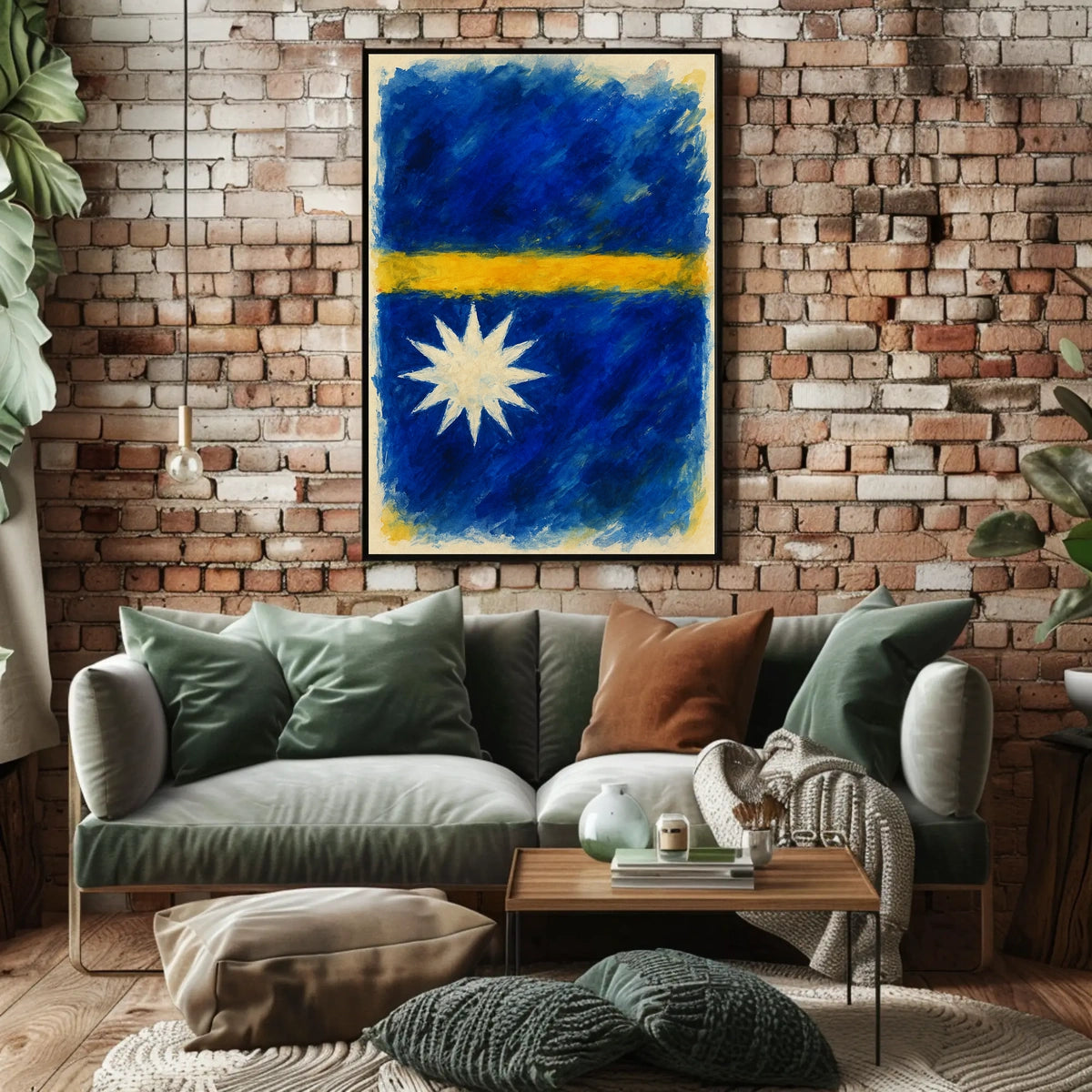 Abstract Flag Art Poster