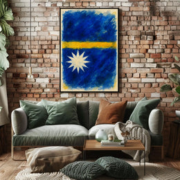 Abstract Flag Art Poster