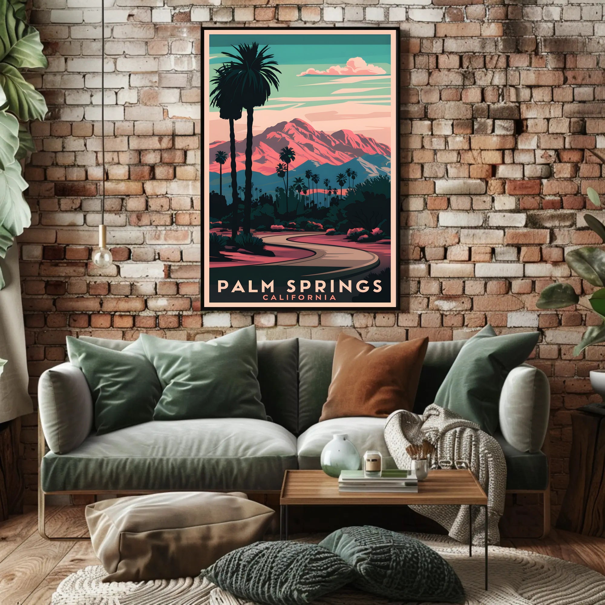 Palm Springs Scenic Poster
