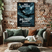 Big-Tailed Beast Curtiss SB2C Helldiver Poster